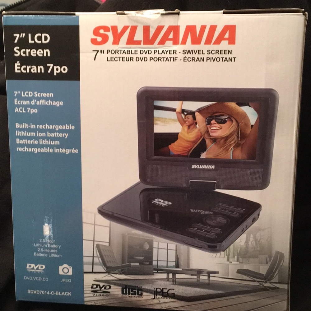 7” Portable DVD Player